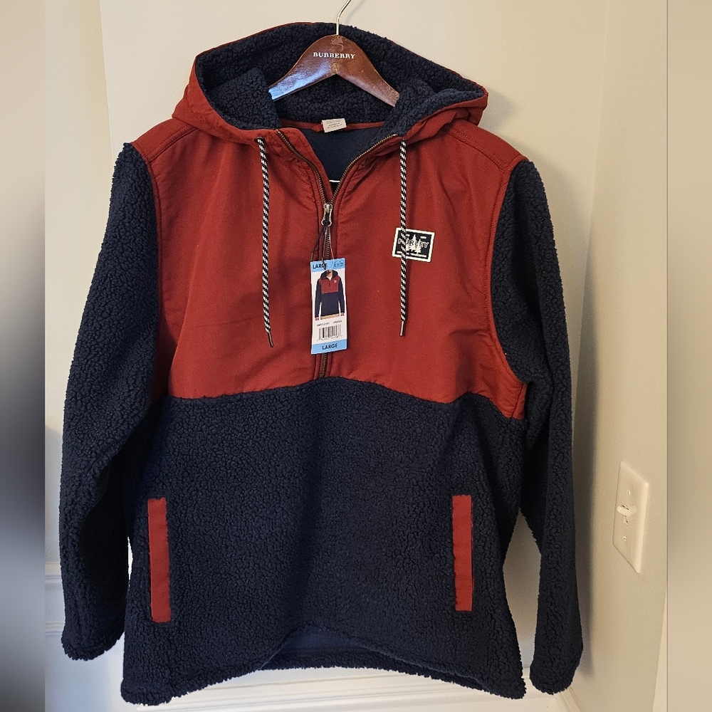 Hurley Sherpa Half Zip Hoodie